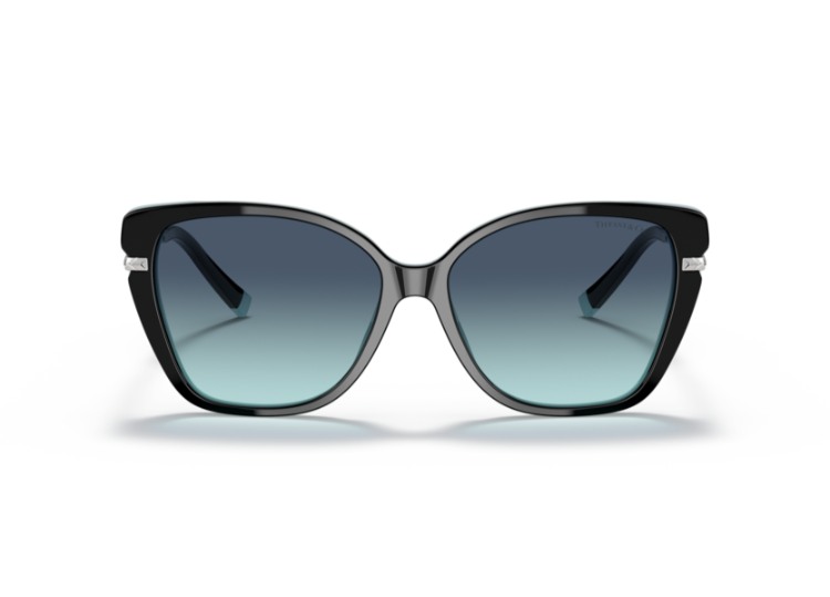 Tiffany & Co TF4190 Black on Tiffany Blue with Azure Gradient Blue Lens