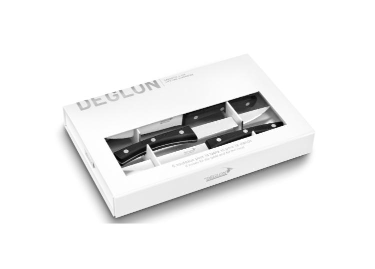 Deglon 6pc Boxed Steak Knife Set