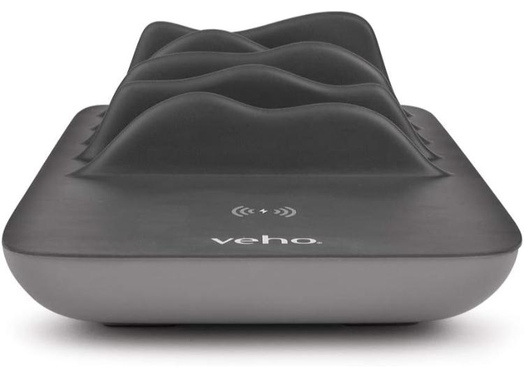 Veho TA-7 4 Port USB Charging Hub with Wireless Charging With UK 3 Pin Plug