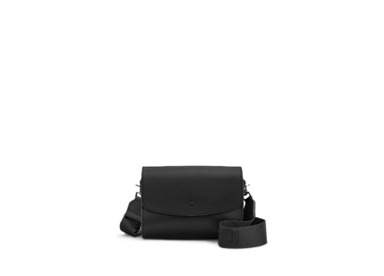 Yoshi Newham Leather Cross Body Bag Black