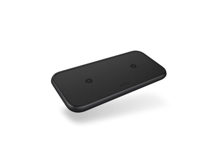 ZENS Dual Aluminium Wireless Charger – Black