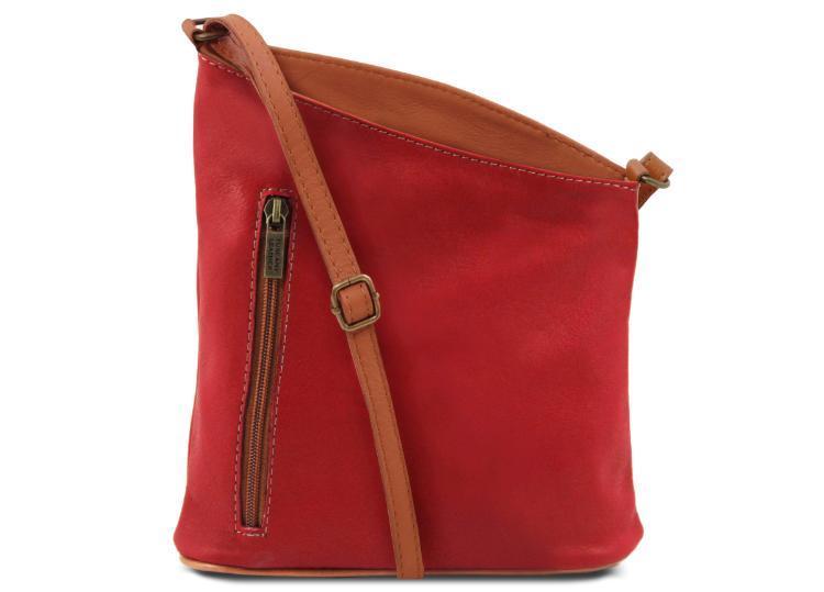 Tuscany Leather Mini Soft Leather Unisex Cross Lipstick Red