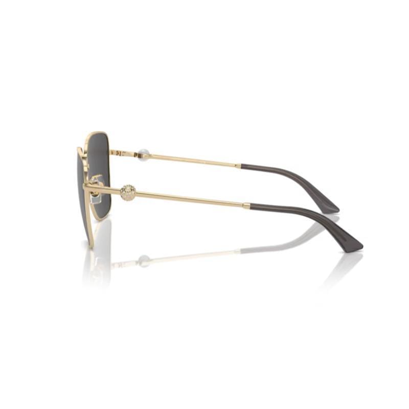 Jimmy Choo JC4005HB Sunglasses Pale Gold Frame with Dark Grey Lens