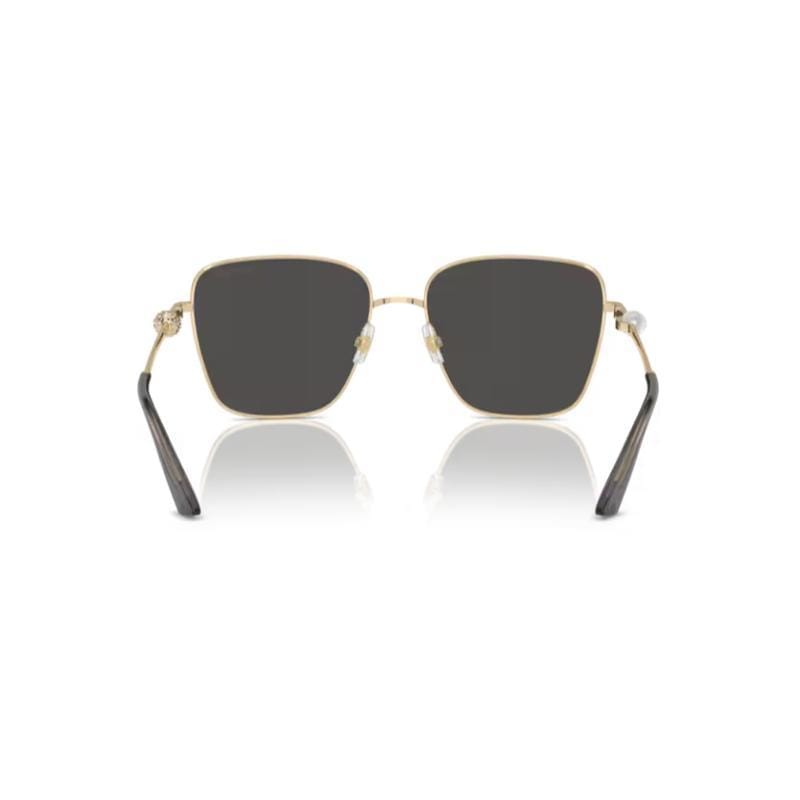 Jimmy Choo JC4005HB Sunglasses Pale Gold Frame with Dark Grey Lens