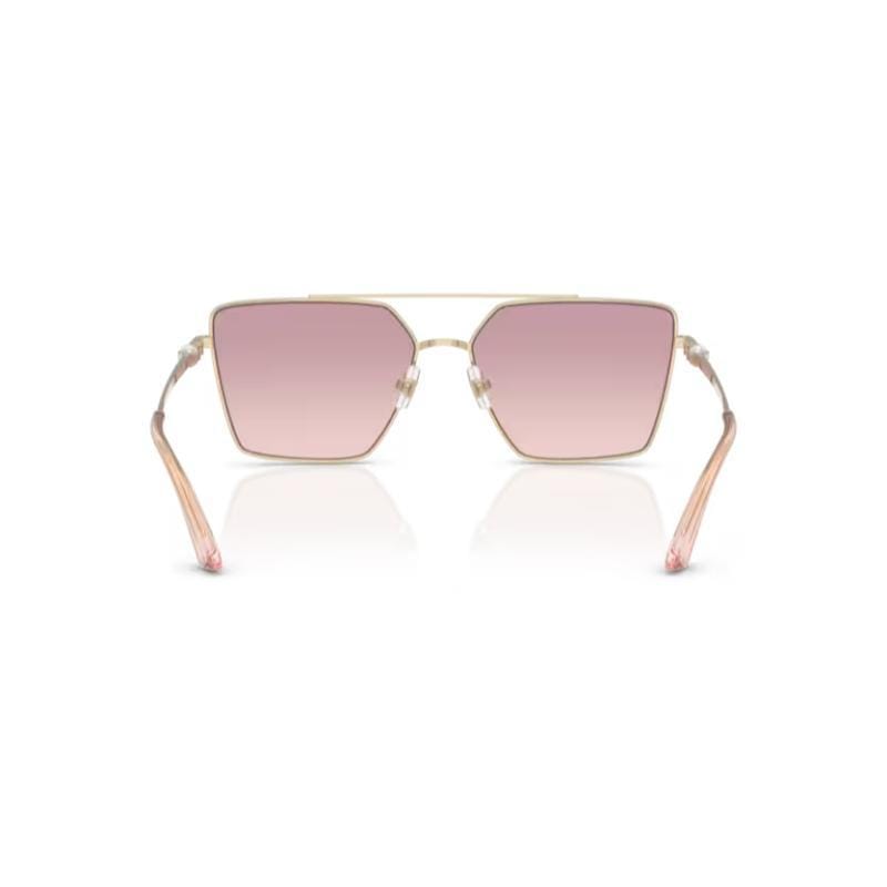 Jimmy Choo JC4016HB Sunglasses Pale Gold Frame with Brown Gradient Dark Violet Lens