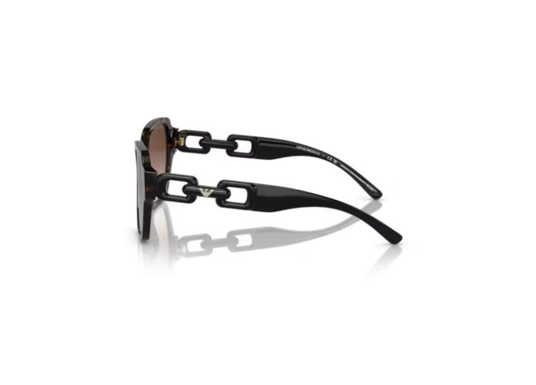 Emporio Armani Shiny Havana Frame with Gradiant Brown Lens