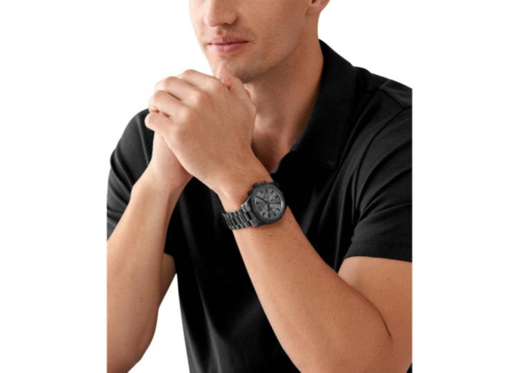 Michael Kors Lexington Black Chronograph Watch