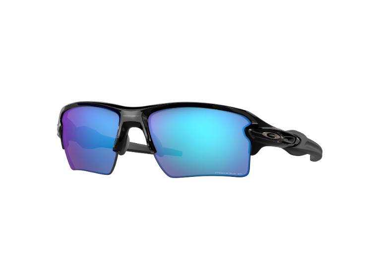 Oakley Flak 2.0 XL Polished Black Frame with PRIZM Sapphire Polarized Lenses