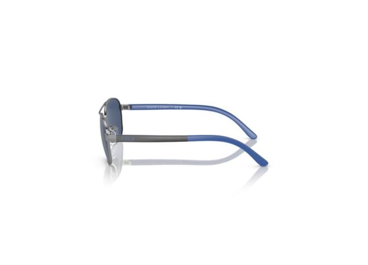 Polo Prep Kids Pilot Sunglasses by Ralph Lauren Shiny Gunmetal / Dark Blue