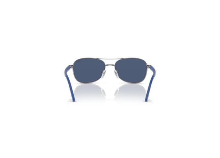 Polo Prep Kids Pilot Sunglasses by Ralph Lauren Shiny Gunmetal / Dark Blue