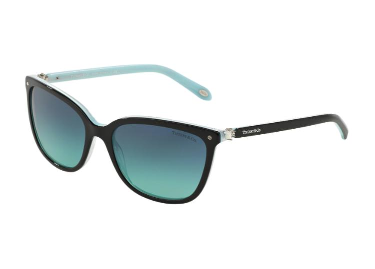 Tiffany & Co TF4105HB Black on Tiffany Blue with Tiffany Blue Gradient Lens