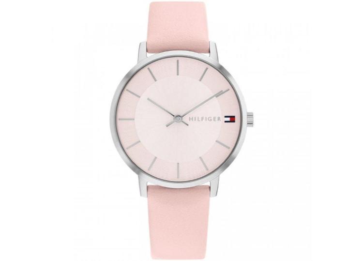 Tommy Hilfiger Pippa Pink Dial/Pink Leather Strap Watch