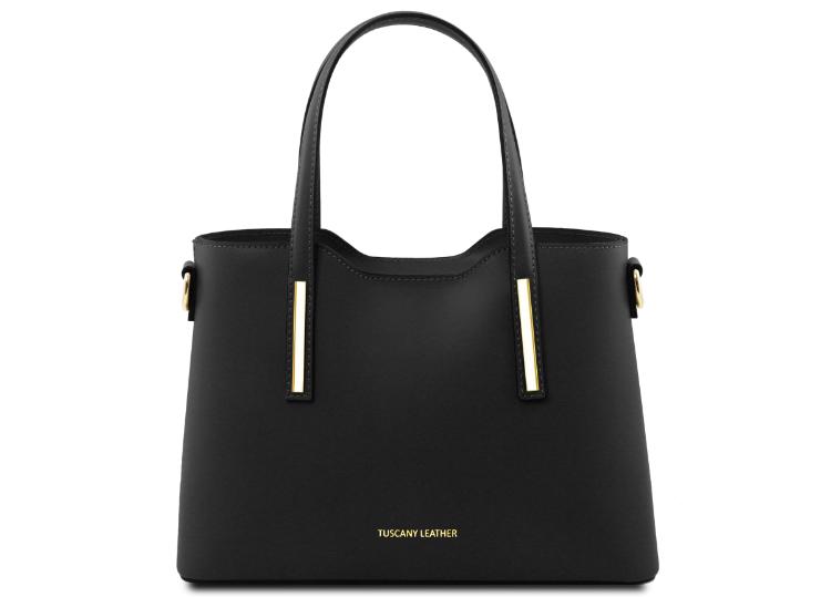 Tuscany Leather Olimpia Small Leather Tote Black