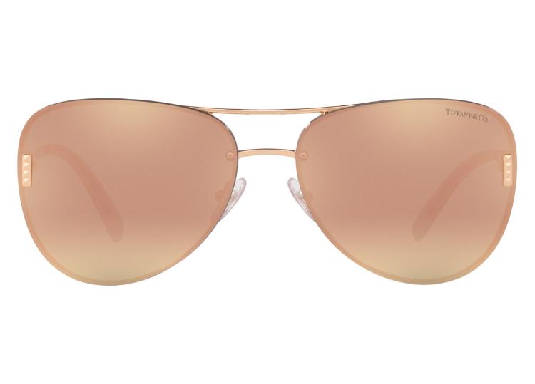 Tiffany & Co TF3066 Rubedo Frame with Grey Mirror Rose Gold Lens