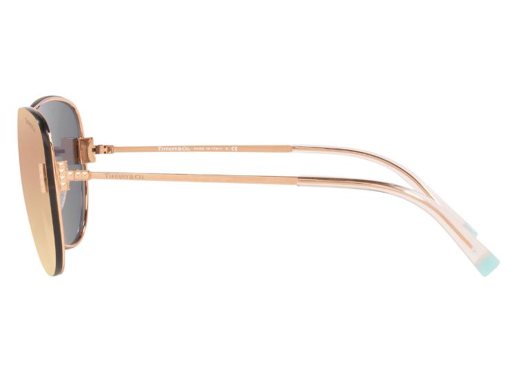 Tiffany & Co TF3066 Rubedo Frame with Grey Mirror Rose Gold Lens