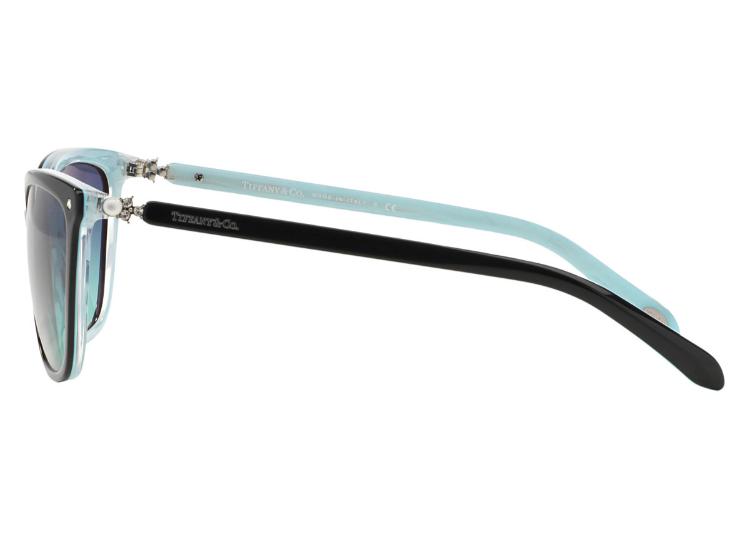 Tiffany & Co TF4105HB Black on Tiffany Blue with Tiffany Blue Gradient Lens