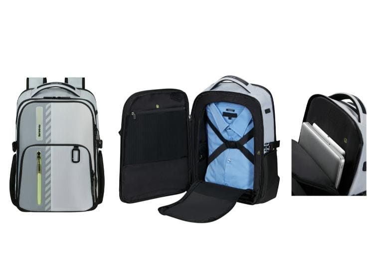 Samsonite BIZ2GO BP 15.6″ Daytrip Backpack Cool Grey/Metallic Melon