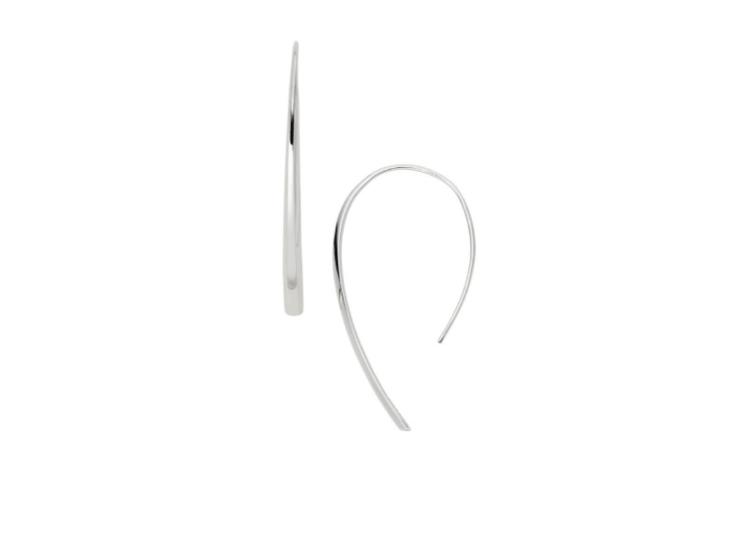 Fossil Bevel Hoop Earrings
