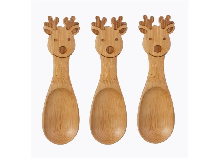 Sass & Belle Reindeer Bamboo Spoons